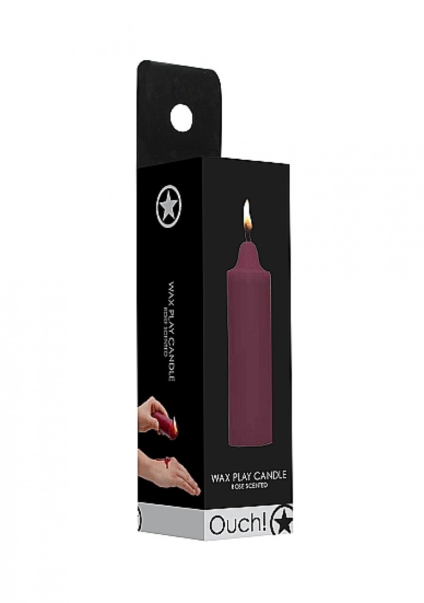 Парафиновая BDSM-свеча Wax Play с ароматом розы